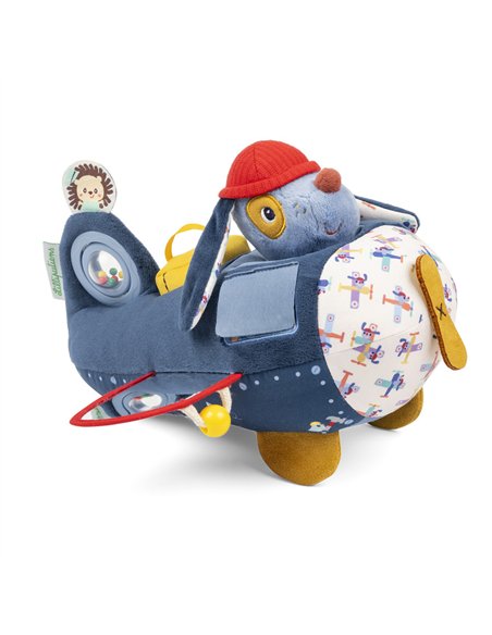 Jouet d'activités avion pour bébé Jules le chien - lilliputiens