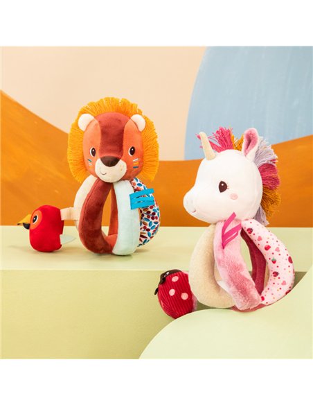 Hochet licorne à poignées - Lena - lilliputiens