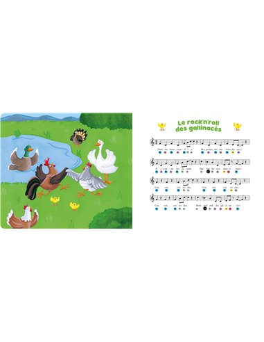 MON LIVRE PIANO - MES PREMIÈRES COMPTINES À JOUER AU PIANO - P'TIT LOUP