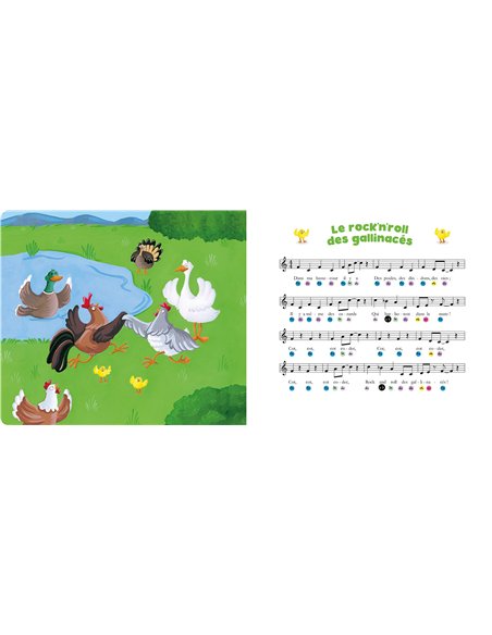 MON LIVRE PIANO - MES PREMIÈRES COMPTINES À JOUER AU PIANO - P'TIT LOUP