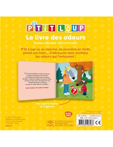 MON LIVRE DES ODEURS ET DES COULEURS - P'TIT LOUP