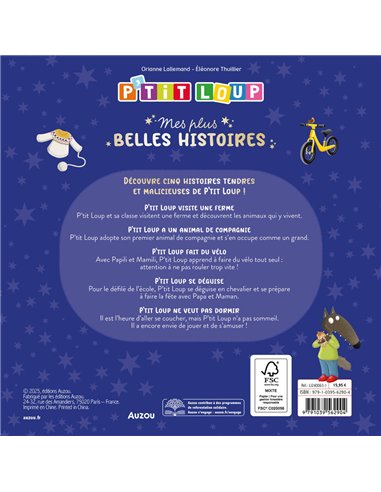 P'TIT LOUP - MES PLUS BELLES HISTOIRES - auzou