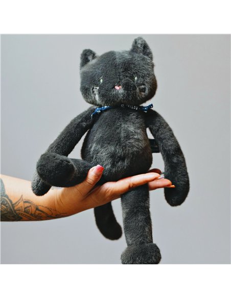 Chat Méloé 37cm - Anthracite - Mailou
