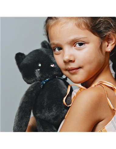 Chat Méloé 37cm - Anthracite - Mailou
