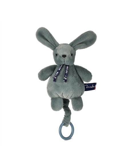 Lapin DORLOTIN Boite à musique - Vert sauge - Mailou