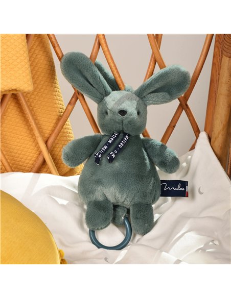 Lapin DORLOTIN Boite à musique - Vert sauge - Mailou
