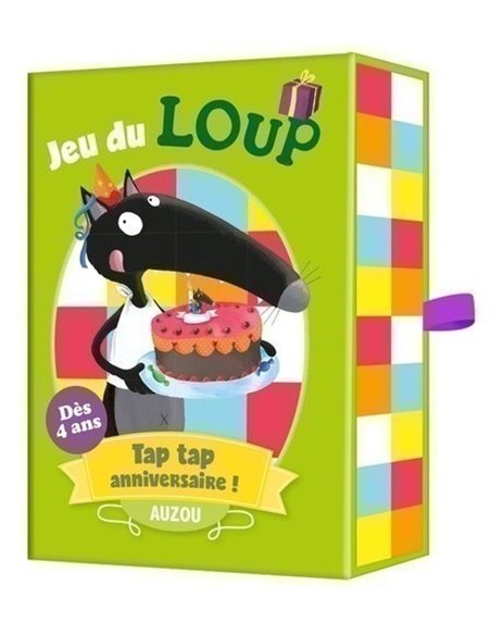 JEUX DE CARTES - JEU DU LOUP TAP TAP ANNIVERSAIRE ! - auzou