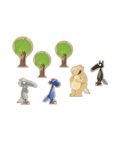 GRANDS JEUX - LE JEU DU LOUP QUI SAUVAIT LES ARBRES - auzou