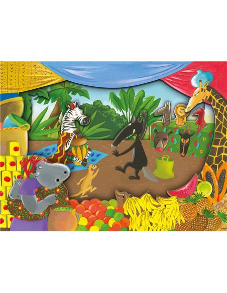 PAPIERS DÉCOUPÉS - LES VOYAGES SECRETS DE LOUP - Auzou