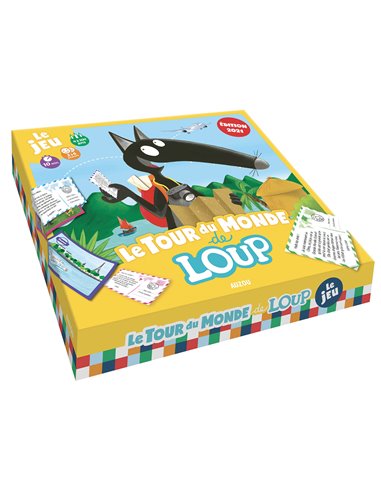 GRANDS JEUX - LE TOUR DU MONDE DE LOUP - LE JEU - Auzou