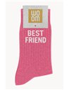 Chaussettes à paillettes Best Friend Rose Bubble - woom