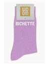 Chaussettes à paillettes Bichette Purple Drama - woom