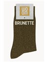 Chaussettes à Paillettes Brunette Kaki - woom