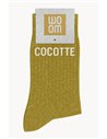Chaussettes à paillettes Cocotte Moutarde - woom