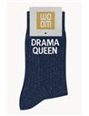 Chaussettes à paillettes Drama Queen Marine - woom