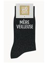 Chaussettes à paillettes Mère Veilleuse Noir - woom