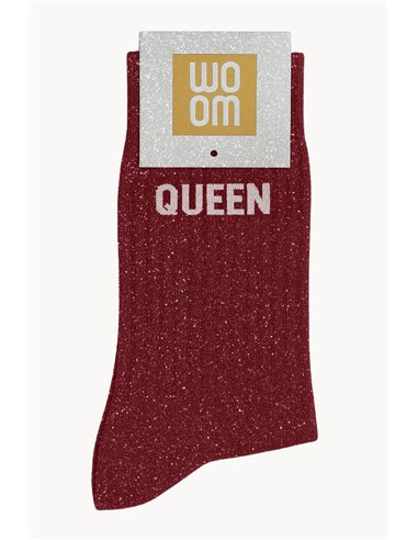 Chaussettes à paillettes Queen Cherry Pop - woom