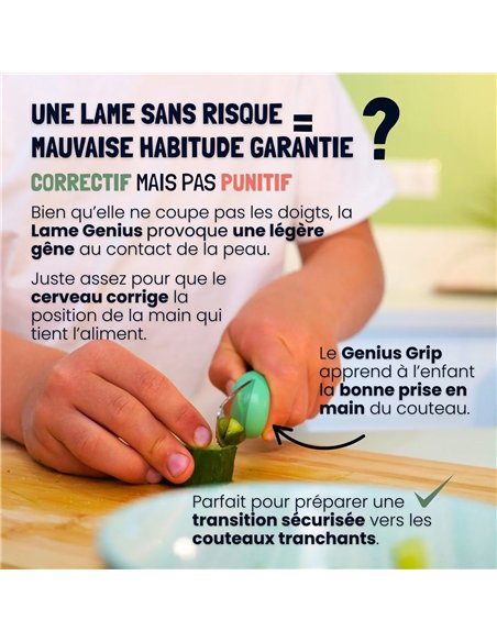 Le couteau éducatif magique d’Archi - GENIUS CUT - Smoothie - les petits architectes