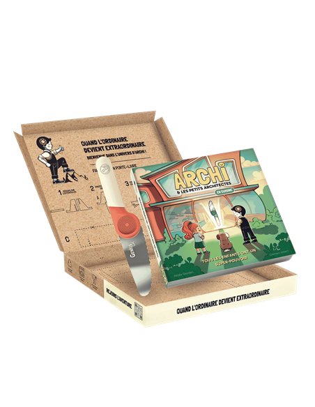 COFFRET AUTONOMIE GENIUS CUT - sorbet framboise - les petits architectes