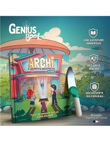 COFFRET AUTONOMIE GENIUS CUT - sorbet framboise - les petits architectes