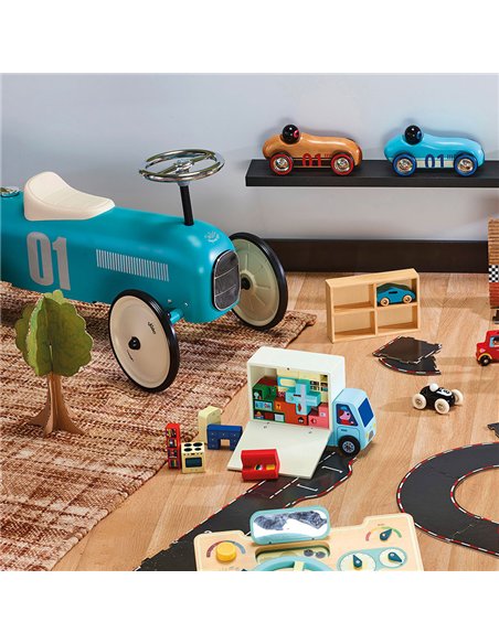 Porteur voiture vintage Aqua - vilac