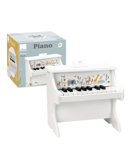 Piano en bois  Les animaux du monde - Sarah Betz - Vilac