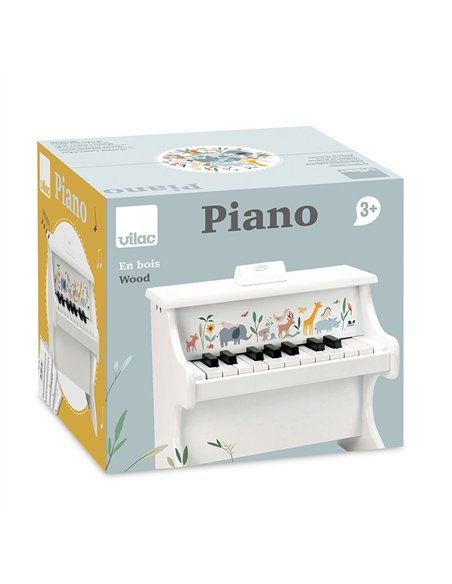 Piano en bois  Les animaux du monde - Sarah Betz - Vilac