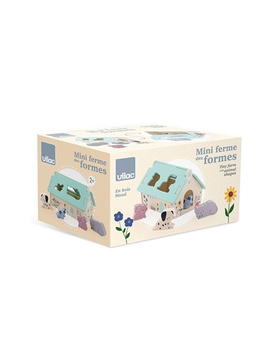 Boîte à formes Maison des animaux - Sarah Betz - Vilac
