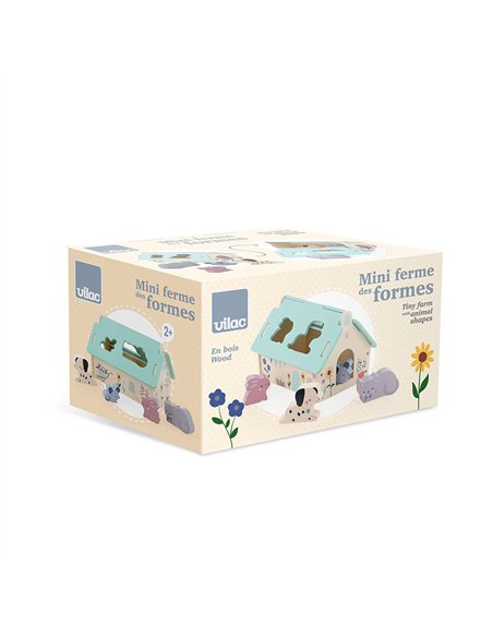 Boîte à formes Maison des animaux - Sarah Betz - Vilac