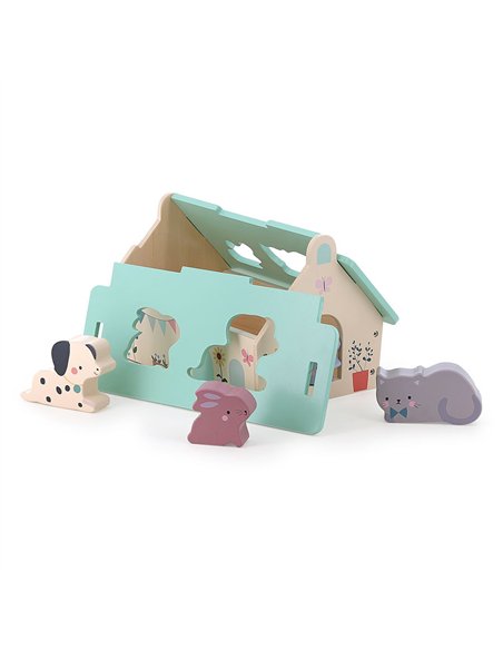 Boîte à formes Maison des animaux - Sarah Betz - Vilac