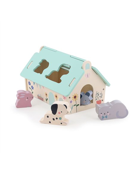 Boîte à formes Maison des animaux - Sarah Betz - Vilac