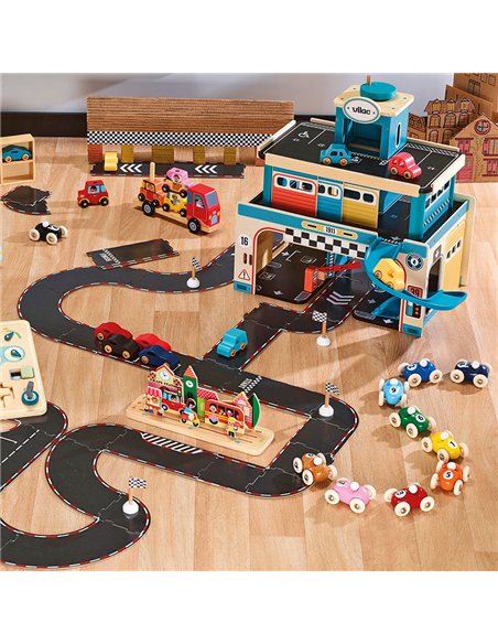 Circuit réversible en carton Vilacity - Vilac