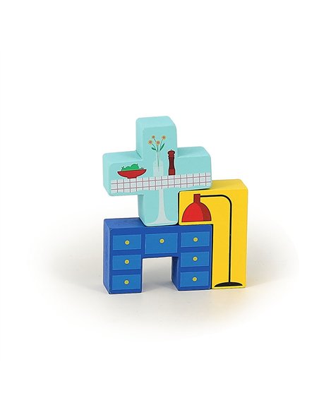 Jeu de logique en bois Pack it right Le déménagement - Ingela P.Arrhenius - Vilac