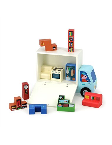 Jeu de logique en bois Pack it right Le déménagement - Ingela P.Arrhenius - Vilac