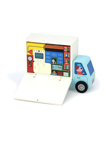 Jeu de logique en bois Pack it right Le déménagement - Ingela P.Arrhenius - Vilac