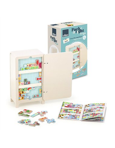Jeu de logique en bois Pack it right Le frigo - Ingela P.Arrhenius - Vilac