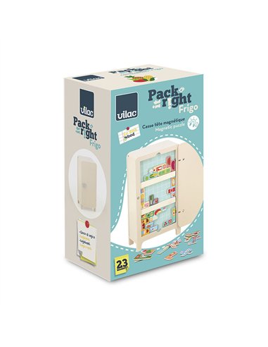 Jeu de logique en bois Pack it right Le frigo - Ingela P.Arrhenius - Vilac