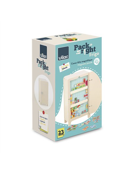 Jeu de logique en bois Pack it right Le frigo - Ingela P.Arrhenius - Vilac