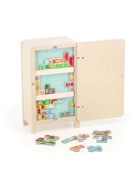 Jeu de logique en bois Pack it right Le frigo - Ingela P.Arrhenius - Vilac