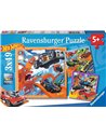 Puzzles Légendaire Hot Wheels 3x49p - ravensburger