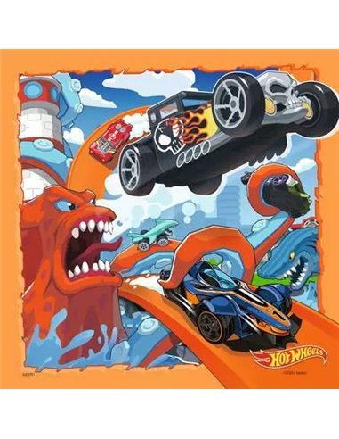 Puzzles Légendaire Hot Wheels 3x49p - ravensburger