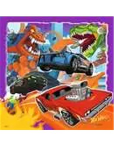 Puzzles Légendaire Hot Wheels 3x49p - ravensburger