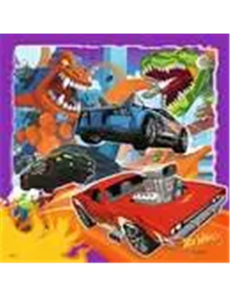 Puzzles Légendaire Hot Wheels 3x49p - ravensburger