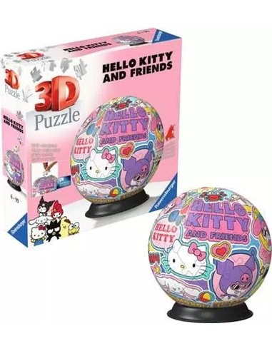 Puzzle 3D Ball 72p Hello Kitty - ravensburger