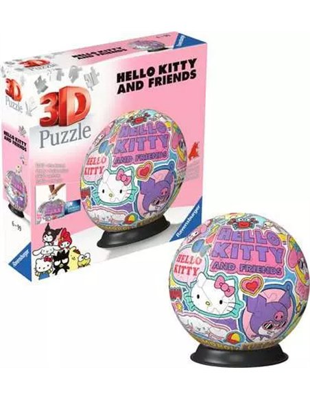 Puzzle 3D Ball 72p Hello Kitty - ravensburger