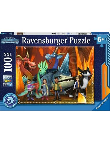 Puzzle Dresseurs Dragons 9 royaumes 100p - ravensburger