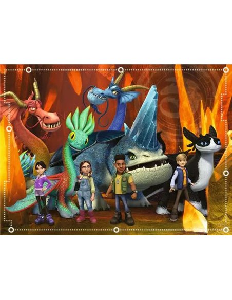 Puzzle Dresseurs Dragons 9 royaumes 100p - ravensburger