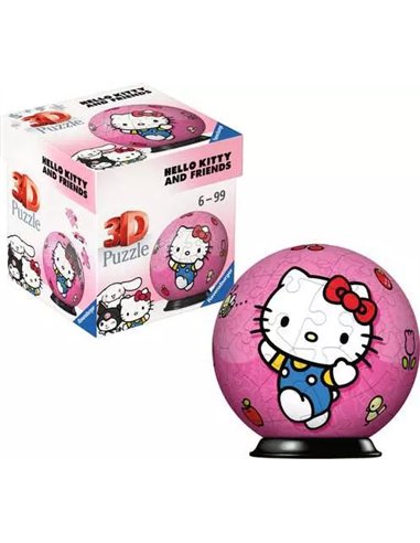 Puzzle 3D Ball 54p - Hello Kitty - ravensburger