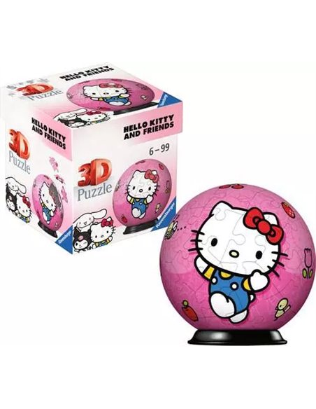 Puzzle 3D Ball 54p - Hello Kitty - ravensburger
