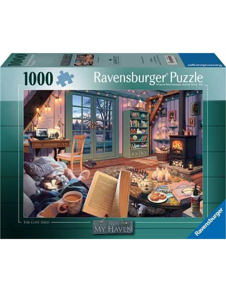 Puzzle Le cabanon cosy 1000p - ravensburger